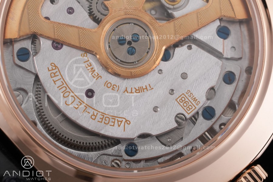 Rendez-Vous Night & Day RG APSF 1:1 Best Edition White Dial Diamonds Bezel on Brown Leather Strap SA898