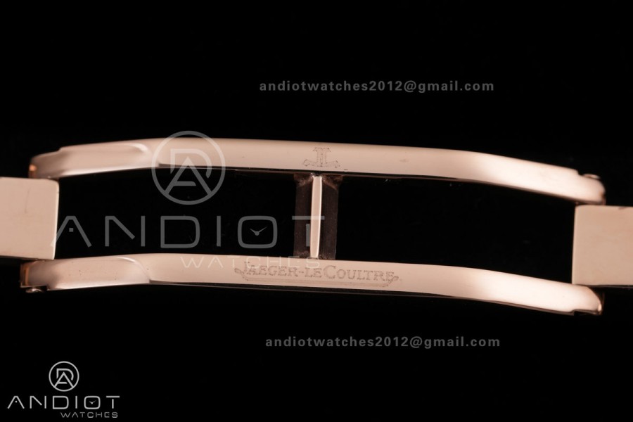 Rendez-Vous Night & Day RG APSF 1:1 Best Edition White Dial Diamonds Bezel on Black Leather Strap SA898