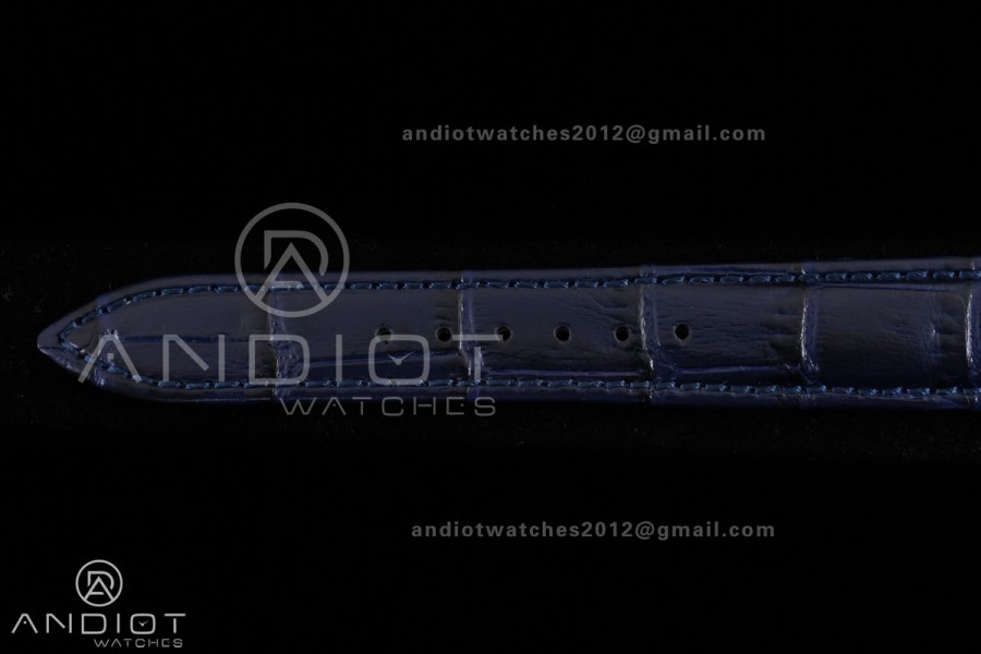 Rendez-Vous Night & Day SS APSF 1:1 Best Edition White Dial on Blue Leather Strap SA898