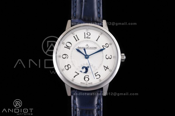 Rendez-Vous Night & Day SS APSF 1:1 Best Edition White Dial on Blue Leather Strap SA898