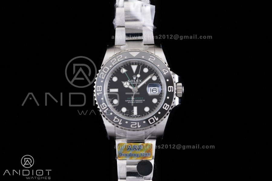 GMT Master II 116710 LN 904L SS ARF 1:1 Best Edition on Oyster Bracelet DD3285 V3
