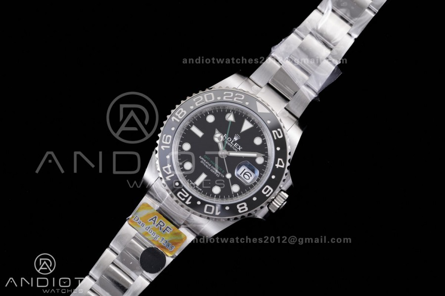 GMT Master II 116710 LN 904L SS ARF 1:1 Best Edition on Oyster Bracelet DD3285 V3