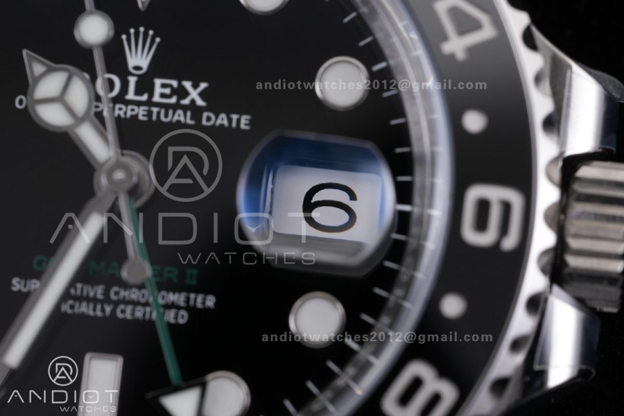 GMT Master II 116710 LN 904L SS ARF 1:1 Best Edition on Oyster Bracelet DD3285 V3