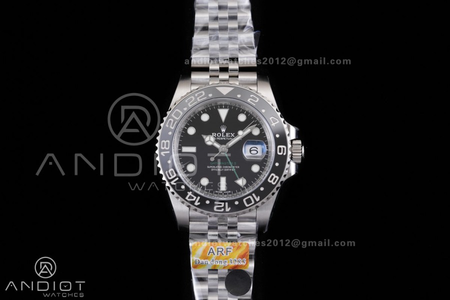 GMT Master II 116710 LN 904L SS ARF 1:1 Best Edition on Jubilee Bracelet New DD3285 V3
