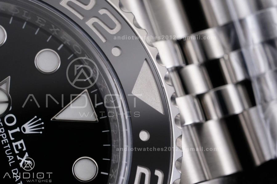 GMT Master II 116710 LN 904L SS ARF 1:1 Best Edition on Jubilee Bracelet New DD3285 V3