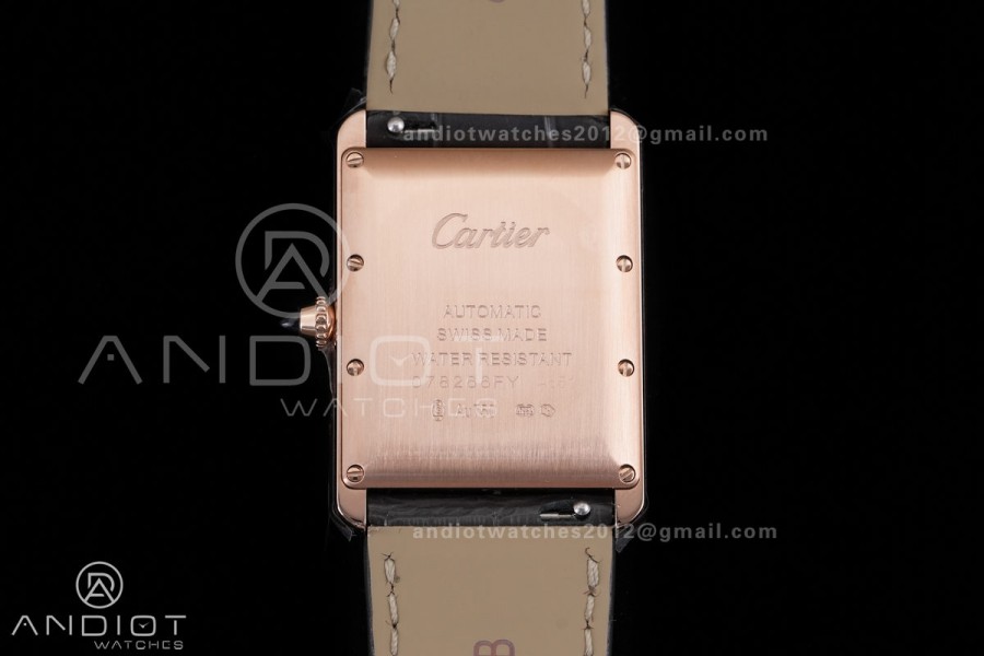 Tank Louis XL 38x27mm RG F1F 1:1 Best Edition White Dial on Gray Strap A1899Mc 