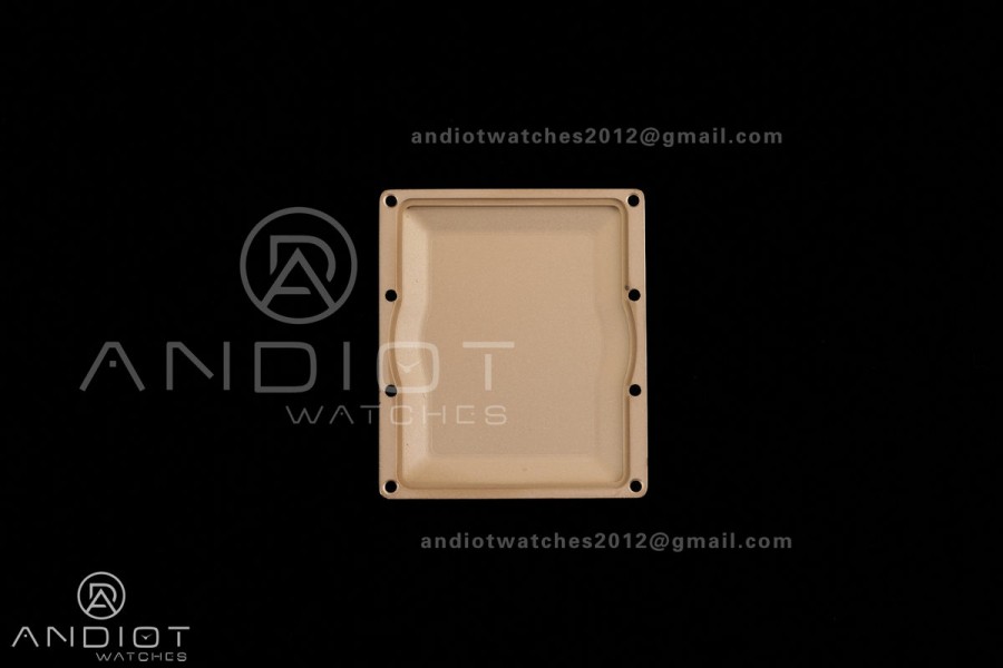 Tank Louis XL 38x27mm YG F1F 1:1 Best Edition White Dial on Dark Brown Strap A1899Mc