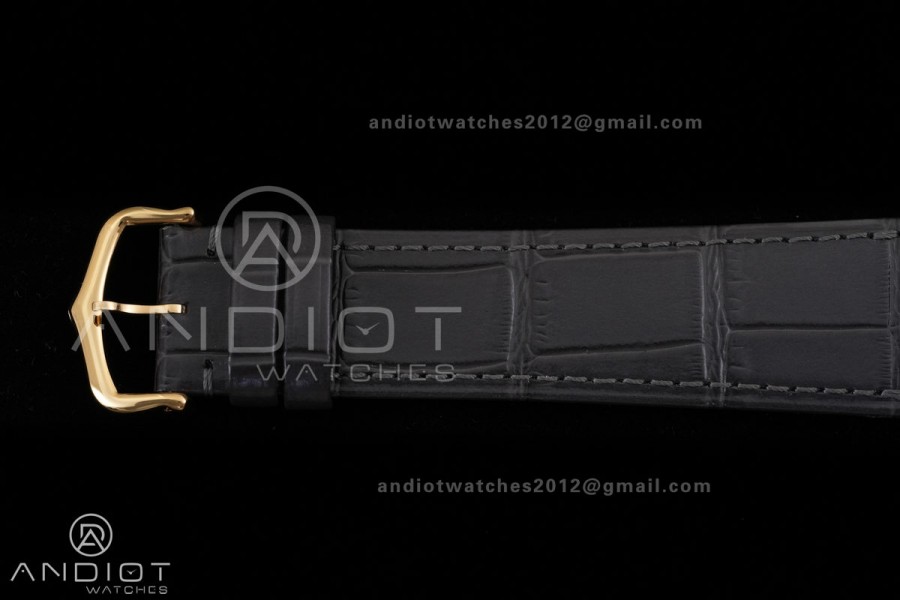 Tank Louis XL 38x27mm YG F1F 1:1 Best Edition White Dial on Gray Strap A1899Mc