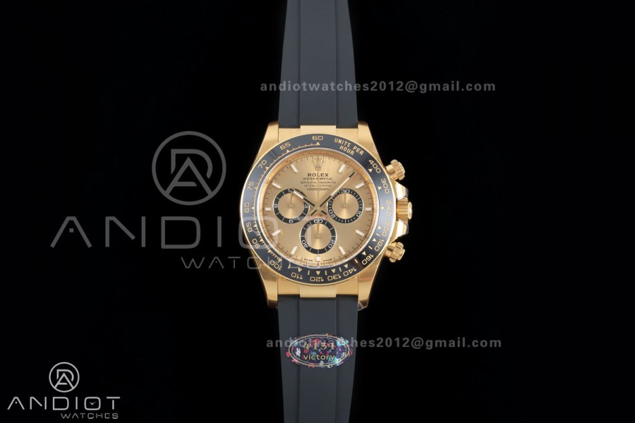 Daytona 126518 VF 1:1 Best Edition YG Dial on Oysterflex Strap DD4131