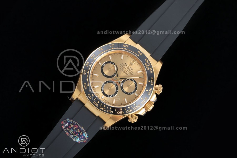 Daytona 126518 VF 1:1 Best Edition YG Dial on Oysterflex Strap DD4131