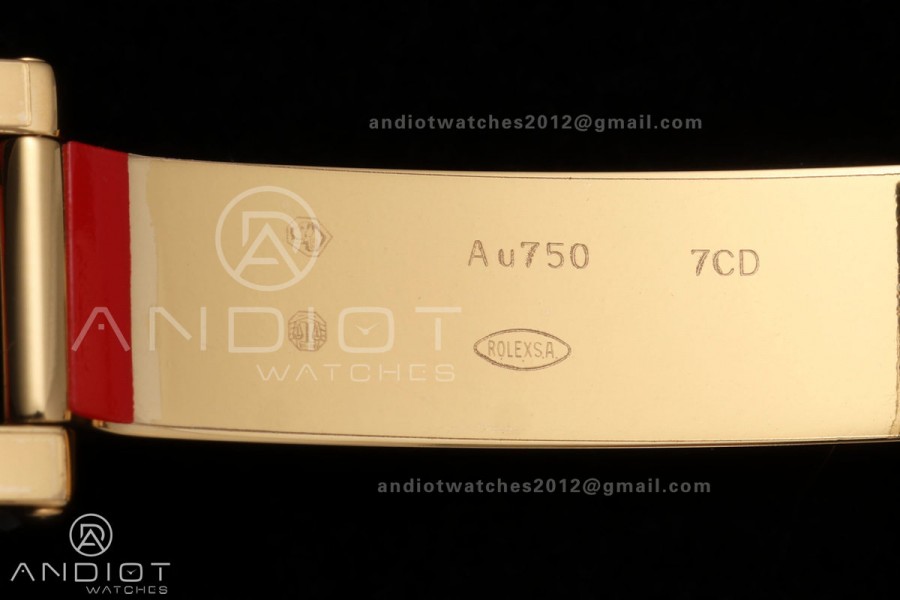 Daytona 126518 VF 1:1 Best Edition YG Dial on Oysterflex Strap DD4131