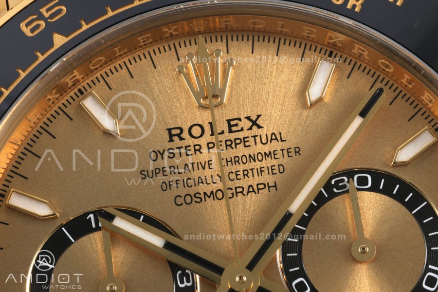 Daytona 126518 VF 1:1 Best Edition YG Dial on Oysterflex Strap DD4131