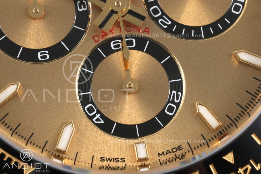 Daytona 126518 VF 1:1 Best Edition YG Dial on Oysterflex Strap DD4131