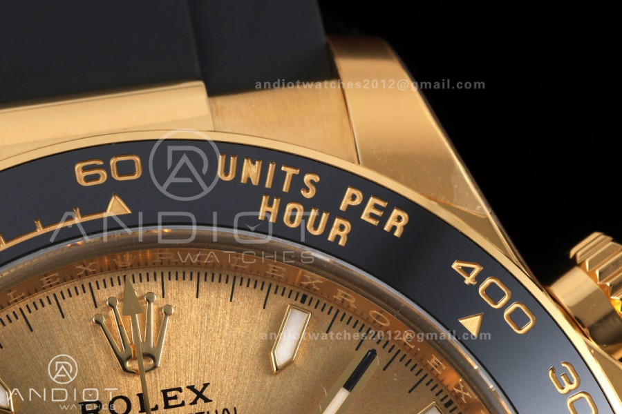 Daytona 126518 VF 1:1 Best Edition YG Dial on Oysterflex Strap DD4131