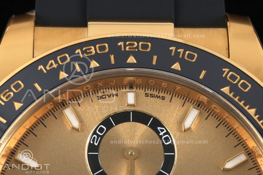 Daytona 126518 VF 1:1 Best Edition YG Dial on Oysterflex Strap DD4131