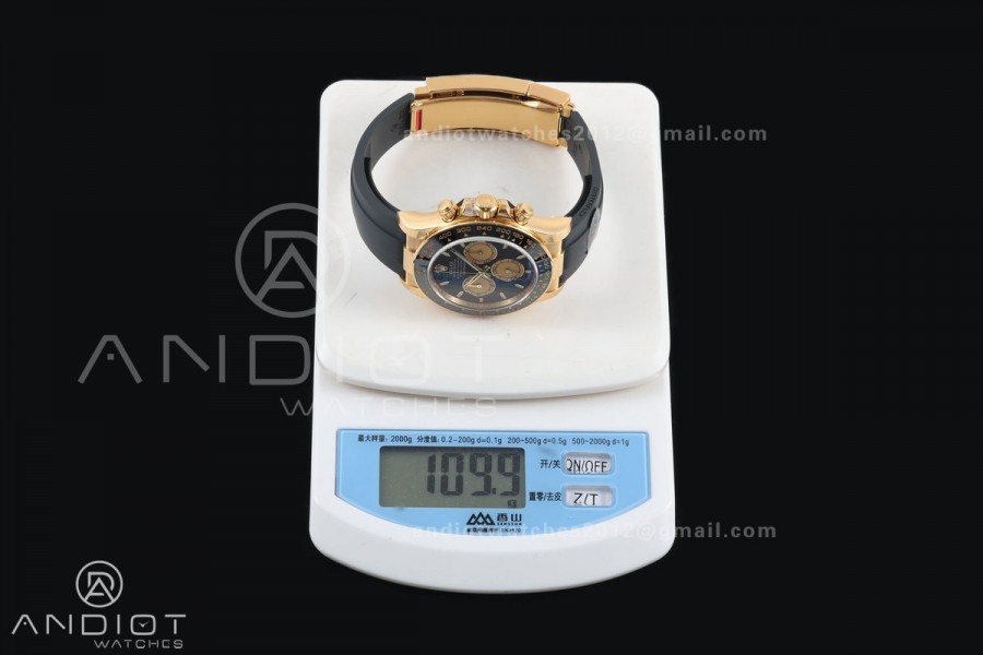 Daytona 126518 VF 1:1 Best Edition Black/YG Dial on Oysterflex Strap DD4131