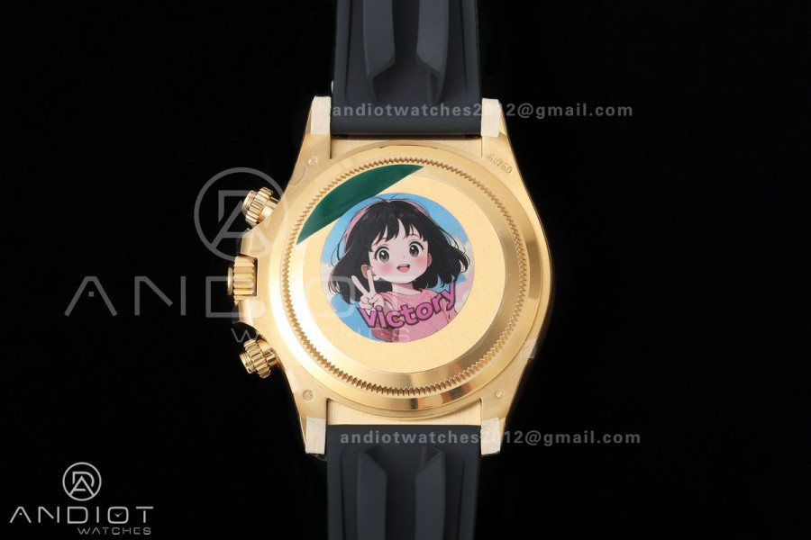 Daytona 126518 VF 1:1 Best Edition Black/YG Dial on Oysterflex Strap DD4131