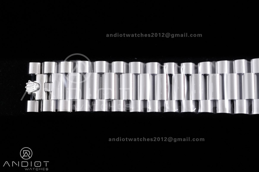 DayDate 40 228239 VSF 1:1 Best Edition Ice Blue Roman Dial on President Bracelet VS3255 V2