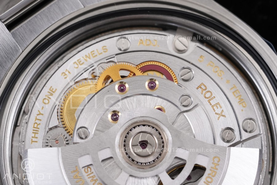 DayDate 40 228239 VSF 1:1 Best Edition Ice Blue Crystal Dial on President Bracelet VS3255 V2