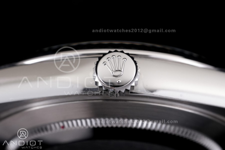 DayDate 40 228239 VSF 1:1 Best Edition Ice Blue Crystal Dial on President Bracelet VS3255 V2