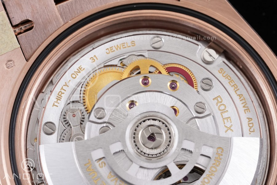 DayDate 40 228235 VSF 1:1 Best Edition RG Crystal Dial on President Bracelet VS3255 V2