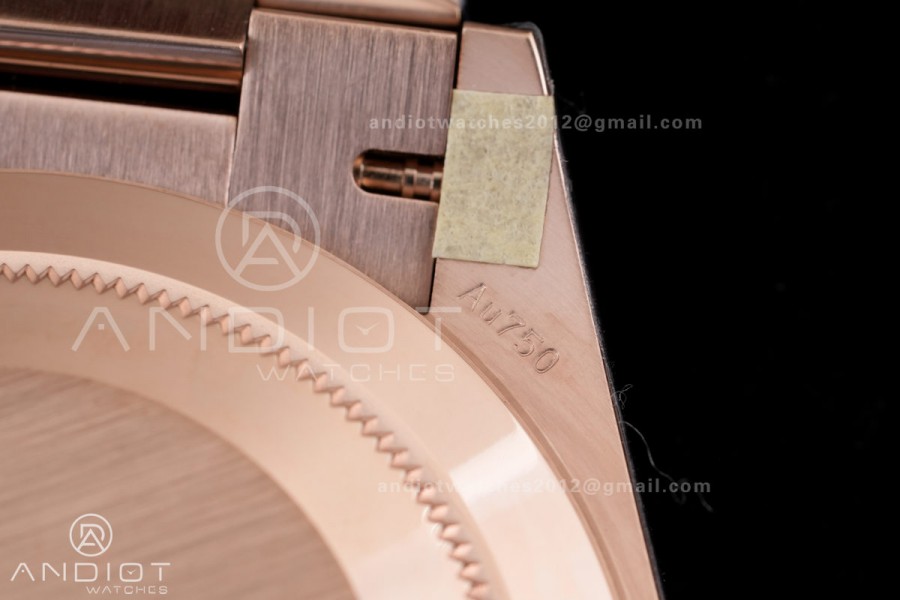 DayDate 40 228235 VSF 1:1 Best Edition Gray Ombre Roman Dial on President Bracelet VS3255 V2