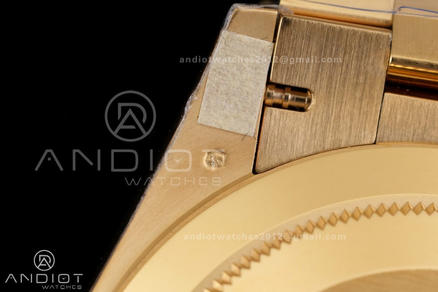 DayDate 40 228238 VSF 1:1 Best Edition White MOP Crystal Dial on President Bracelet VS3255 V2