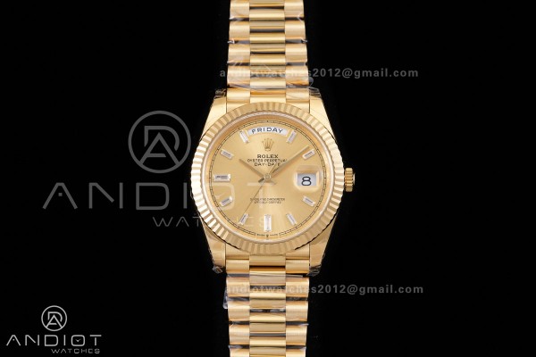 DayDate 40 228238 VSF 1:1 Best Edition YG Crystal ...