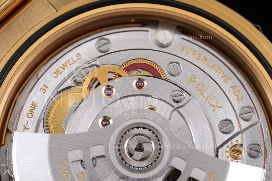 DayDate 40 228238 VSF 1:1 Best Edition YG Crystal Dial on President Bracelet VS3255 V2