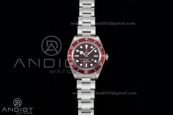 Black Bay 58 39mm SS ZF 1:1 Best Edition Red Dial on Rivet Bracelet A2824