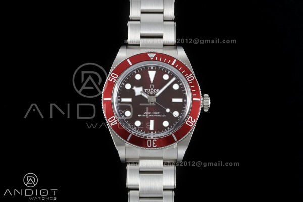 Black Bay 58 39mm SS ZF 1:1 Best Edition Red Dial on Rivet Bracelet A2824