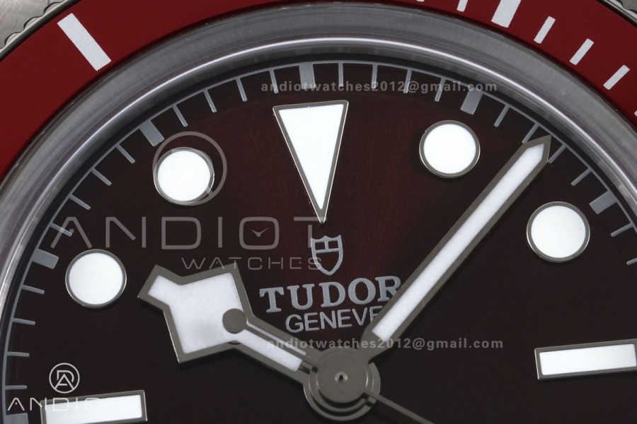 Black Bay 58 39mm SS ZF 1:1 Best Edition Burgundy Red Dial on Rivet Bracelet A2824