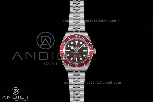 Black Bay 58 39mm SS ZF 1:1 Best Edition Red Dial on Jubilee Bracelet A2824