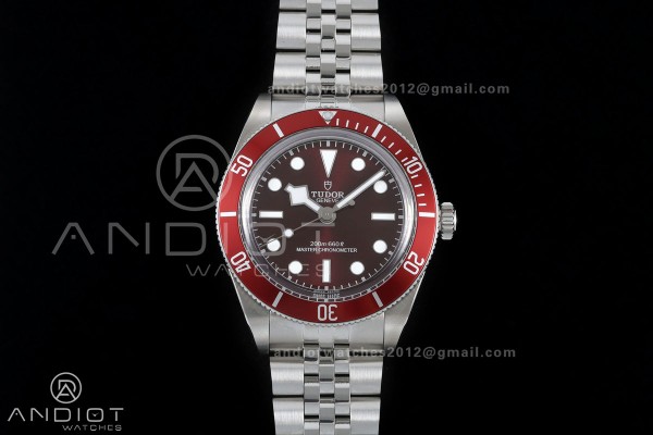 Black Bay 58 39mm SS ZF 1:1 Best Edition Red Dial on Jubilee Bracelet A2824