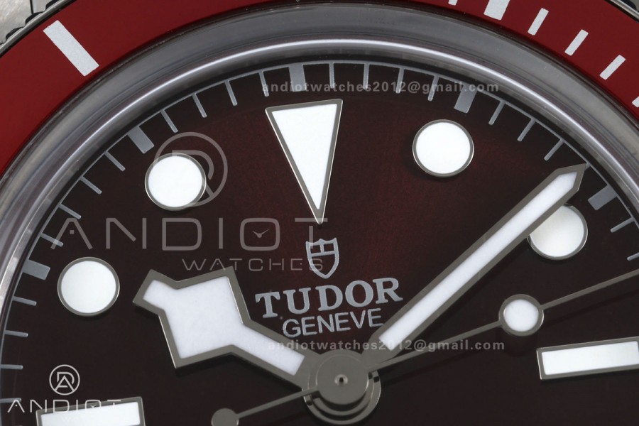 Black Bay 58 39mm SS ZF 1:1 Best Edition Burgundy Red Dial on Jubilee Bracelet A2824