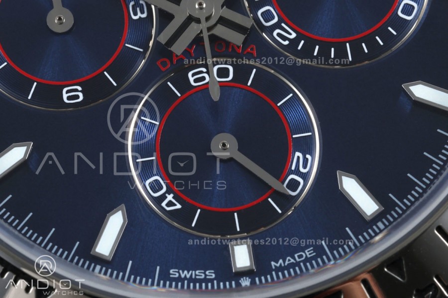 Daytona 126509 BTF 1:1 Best Edition Blue Dial on SS Braclet DD4131 (Weighted)