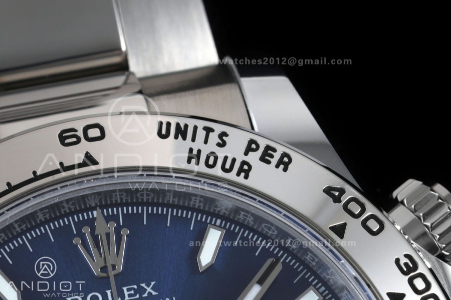 Daytona 126509 BTF 1:1 Best Edition Blue Dial on SS Braclet DD4131 (Weighted)