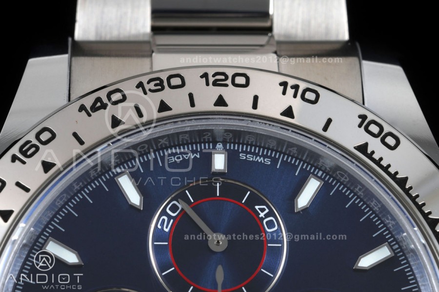 Daytona 126509 BTF 1:1 Best Edition Blue Dial on SS Braclet DD4131 (Weighted)