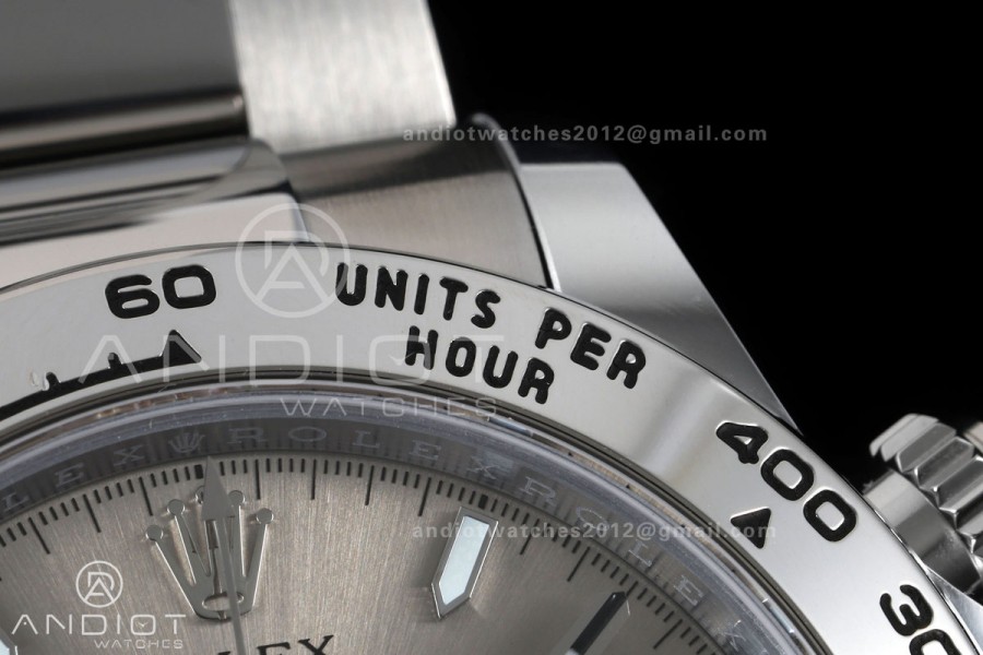 Daytona 126509 BTF 1:1 Best Edition Gray/Black Dial on SS Braclet DD4131 (Weighted)