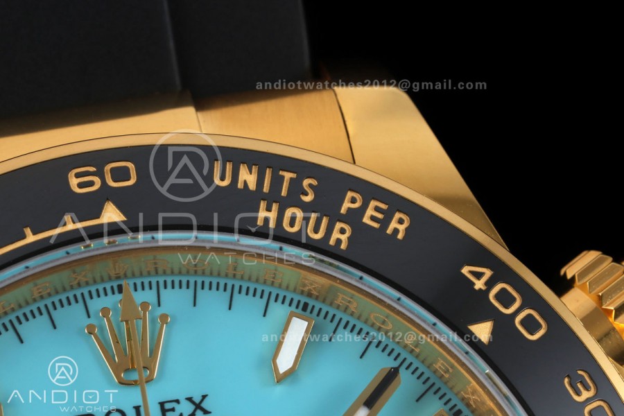 Daytona 126518 BTF 1:1 Best Edition Tiffany Dial on Oysterflex Strap DD4131 (Weighted)