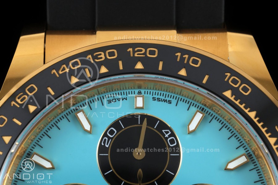 Daytona 126518 BTF 1:1 Best Edition Tiffany Dial on Oysterflex Strap DD4131 (Weighted)