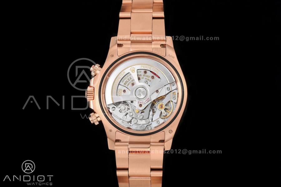 Daytona 126505 BTF 1:1 Best Edition RG/Black Dial on RG Braclet DD4131 (Weighted)