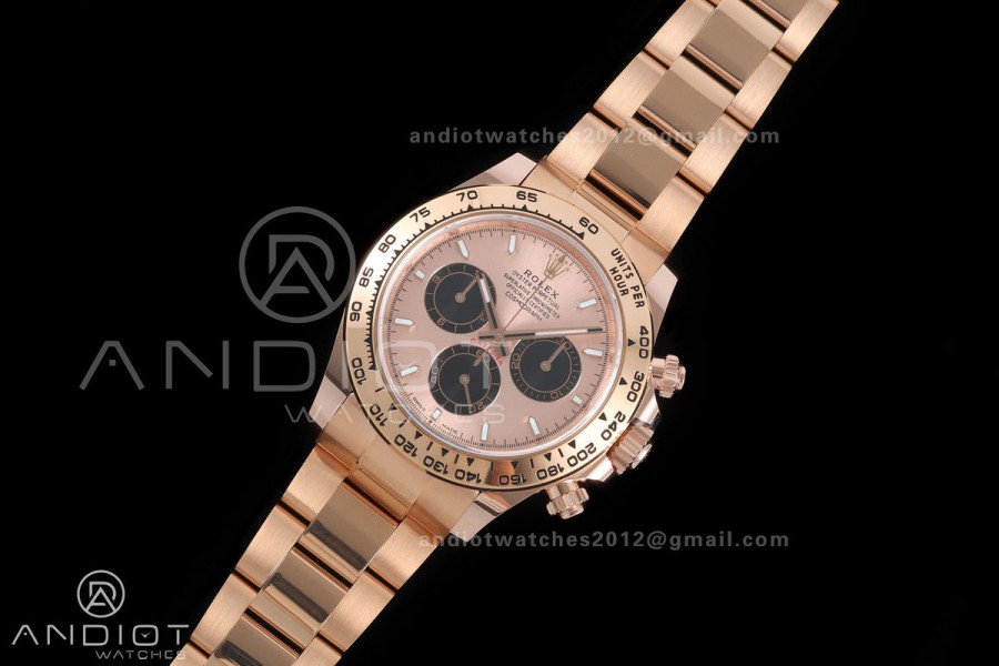 Daytona 126505 BTF 1:1 Best Edition RG/Black Dial on RG Braclet DD4131 (Weighted)