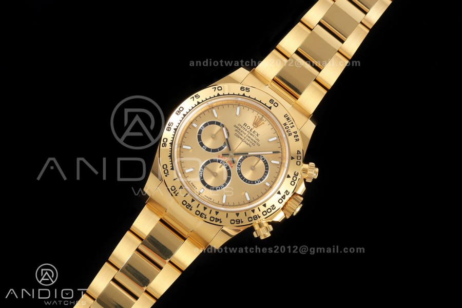 Daytona 126508 BTF 1:1 Best Edition YG Dial on YG Braclet DD4131 (Weighted)