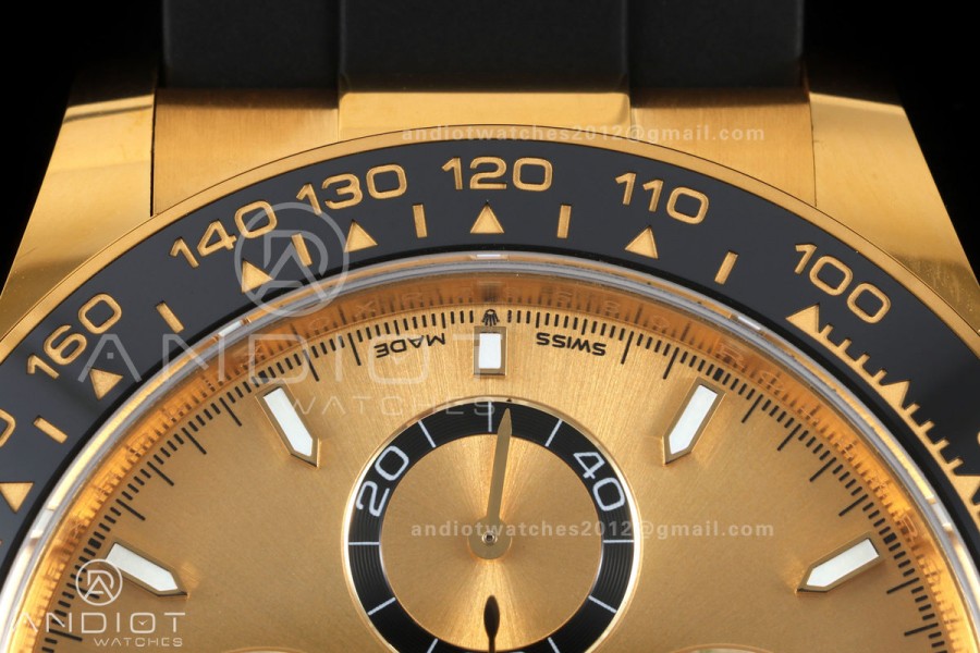Daytona 126518 BTF 1:1 Best Edition YG Dial on Oysterflex Strap DD4131 (Weighted)