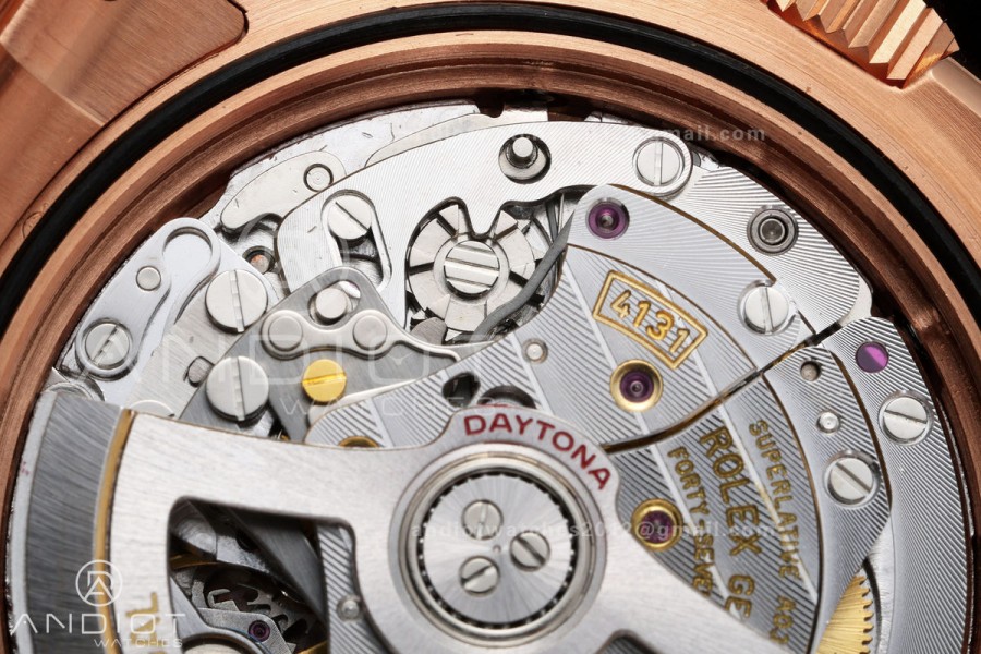Daytona 126505 BTF 1:1 Best Edition Black/Silver Diamonds Dial on RG Braclet DD4131 (Weighted)