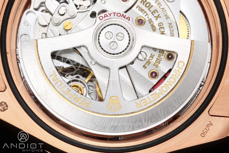 Daytona 126505 BTF 1:1 Best Edition Black/Silver Stick Dial on RG Braclet DD4131 (Weighted)