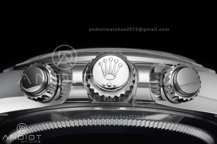 Daytona 126509 BTF 1:1 Best Edition Black/Silver Stick Dial on SS Braclet DD4131 (Weighted)