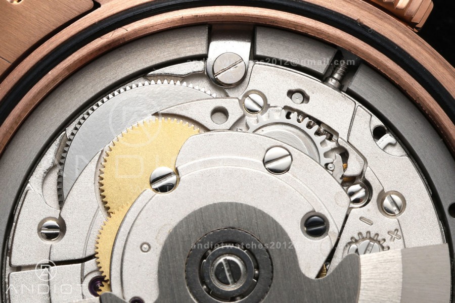 Day Date 36 RG QF 1:1 Best Edition 904L Steel Green Roman Dial on President Bracelet A2836 V3