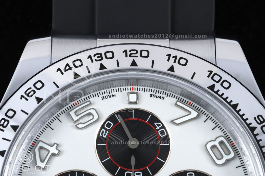 Daytona 116519 Gain Weight V11 QF 1:1 Best Edition White Dial Numeral Maker on Oysterflex Strap SH4130